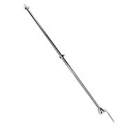 Yechiry Motorcycle Flagpole, Stylish and Functional Luggage Rack Mount Accessory for Motorcycles, Stainless Steel Material, Available in Black or Silver, Includes 1 Flagpole with 3 Attachments