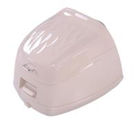 Yechiry Motorcycle Top Case, 32L Universal Rear Box Water Proof Storage Carrier with Key Lock & Retro Design, Ideal for Helmet Luggage on Most Motorcycles Scooters (Pink)