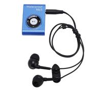 Yechiry MP3 Player, IPX8 Water Proof Swimming Headphones with 8GB Memory Support MP3 WMA OGG APE FLAC WAV Formats, for Swimming Diving Running Surfing (Blue)