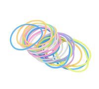 Yechiry Multicolor Luminescent Jelly Bracelets Soft Silicone Elastic for Gifts and Festivals 24 Pcs Flexible Wristbands