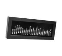 Yechiry Music Spectrum Rhythm Light, Spectrum Analyzer with Clock Display & Music Voice Level Display, Sound Control Pickup Lights, Voice Rhythm Sensor Indicator for Musicians (Cool White)