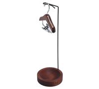 Yechiry Nail Color Card Display Stand, Nail Art Display Board Hanger Wood Stainless Steel Polish Sample Holder, Ideal for Professional DIY Studio or Home Use (#1)
