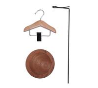Yechiry Nail Color Card Display Stand, Nail Art Display Board Hanger Wood Stainless Steel Polish Sample Holder, Ideal for Professional DIY Studio or Home Use (#2)