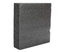 Yechiry Needle Felting Foam Pad, Needled Felting Mat Block Black Double Sided Felting Sponge Mat Square Sponge Mat Felt Base Thick and Firm Needle Felting Base for Manual DIY Craft