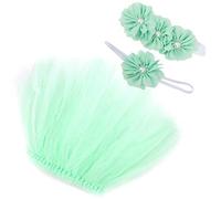 Yechiry Newborn Skirt with Headband Set for Photography (One hundred days)