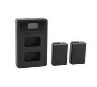 Yechiry NP FW50 Camera Battery, 7.2V 1850mAh with Dual USB LED Display Charging Dock Camera Replacement Battery for ZVE10 ILCE 5000 6500 7M2 NEX C3 5T
