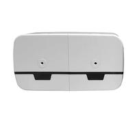 Yechiry Paper Towel Dispenser, ABS Plastic Locking Mechanism with 2 Unlocking Methods and Visual Window, for Bathroom Home Office (A)