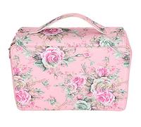 Yechiry Pencil Case with Rose Print, Multi-Layer 252 Slots Organizer, Ideal for Art Students, Made of Premium PU Material, Size 20.5 X 28.5 X 10cm (Foundation Rose)