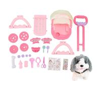Yechiry Pet Doll Stroller Toy Set for Creative Playtime and Eye Coordination Development for Boys and Girls Safe Plastic 1 Unit (Husky)