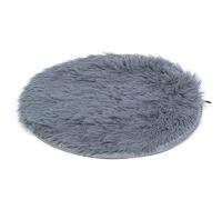 Yechiry Pet Electric Blanket Plush Heating Pad for Small Dogs Cats, USB Charging Interface Mat, 28℃ Constant Temperature, Royalblue, for Comfortable Hand Feeling (Silver Grey)