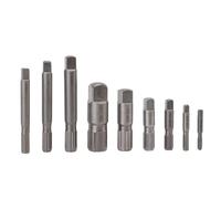 Yechiry Pipe Extractor Set, 11 Piece CrMo Steel Broken Pipe Removal Tool for 1/8 to 1 Inch Threaded Pipes with Sturdy Storage, Suitable for Schedule 40 and 80 Pipes