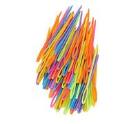Yechiry Plastic Sewing Needles, Large Eye Blunt Needles Yarn Darning Tapestry Weaving Kit for Kids Craft Needle Projects with Bright Colors Safe Durable