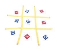 Yechiry Portable Outdoor Bean Bag Toss Game with Thickened Nylon Webbing Board, Complete Set for Camping Trips (Yellow)