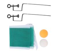 Yechiry Portable Table Tennis Net Set, Mini Table Tennis Net, Post Set with 2 Balls, Ideal for Kids Birthday Gifts, Christmas, Outdoor & Indoor Play