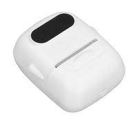 Yechiry Portable Thermal Label Printer, No Ink Needed Label Printer, 1 Roll Paper Included with Excel Bulk Printing, Ideal for Clothing Labeling