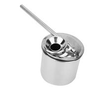 Yechiry Pottery Atomizer Stainless Steel Metal Sprayer for Painting Ceramic Works, Rustproof 5" Glazes Pots for Artists (Stainless Steel 3)