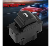 Yechiry Powerful Single Power Fit for Master Window Regulator Control Switch Button Fit for 207 6490.E2, Premium Quality, Easy to Install, for/for, Plastic Black 1.9 * 1.7in