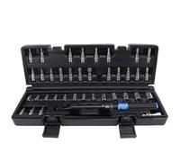 Yechiry Preset Torsion Wrench Set, 72 Tooth Ratchet Wrench Set, 3/8 Inch Drive 5-60Nm CRV Steel Torsion Spanner with Sockets and Bits for Vehicle Repair, Mechanical Applications