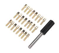 Yechiry RC Car M3 Screw Kit with Unique Design for SCX10 D90 1/8 1/10 Crawler Hex Screws Set for Visual Appeal and Durability with, Gold Alloy Material, 24 Pcs