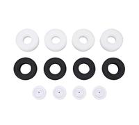 Yechiry RC Car Tires Reliable Traction DIY Parts for 1/10 Scale C94 Off Road Truck White 4PCS for Model Customization