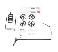 Yechiry RC Helicopter Parts, Upgrade Accessories Kit, Gears Blades Landing Gear Kit with Improved Control Performance, Ideal for XK K110 K110S