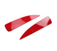 Yechiry Rear Bumper Reflector, Red Warning Tail Bumper Reflector Lenses Replacement with High Visibility Pp Material, Withstand Various Weather Auto Accessory for 2012 2014