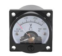 Yechiry Round Voltmeter ABS Analog Dial Gauge Accurate Tool for Measuring AC Voltage 0-300 V Ideal for Technicians 1.8in Diameter