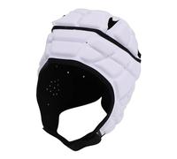 Yechiry Rugby Headguard Adjustable Lightweight Soft Cover Helmet EVA Sponge Flag Football Helmet for Roller Skating (White)