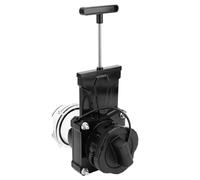 Yechiry RV Gate Valve Heavy-Duty with Transparent Adapter for Secure Waste Management in RVs - 3 Inch Connection, Black, 1 Unit (Valve +Transparent Extension Tube +Cover)