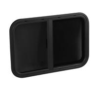 Yechiry RV Window, 25.59x16.54in Aluminium Alloy Vertical Slide Window Replacement with Nets, Water Proof, Ideal for Cargo Travel Trailer Van & Engineering Vehicles