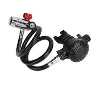 Yechiry Scuba Diving Regulator Set, 1L Oxygen Supply Regulator, First Stage Valve Explosionproof, Ideal for Snorkeling Diving Equipment