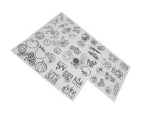 Yechiry Semitransparent Paper Set of 8 for Making Custom Keychains and Decorations - Ideal for Creative DIY Enthusiasts (House Series JS-82 (8 Pieces/Pack))
