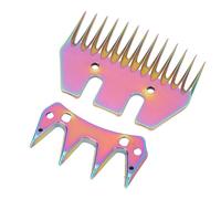 Yechiry Sheep Clippers Blades, Electric Wool Cutters Replacement Blades, for Sheep Shears 13 Tooth Straight Teeth High Carbon Steel with 7mm Spacing for Goats, Llamas