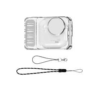 Yechiry Shockproof Anti-Scratch Camera Protective Case with Lens Cap and Lanyard, Full Body Cover for Go Ultra, Precision Fit for Seamless Access, TPU Material, Lightweight Design (Transparent)