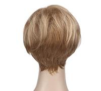 Yechiry Short Blonde Pixie Cut Wig Stylish Lightweight Adjustable for Cosplay and Parties