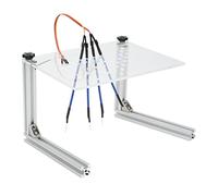 Yechiry Silver BDM Frame Bracket Aluminum Alloy Acrylic LED BDM Adapter with 4 Probe Pin for ECU Programming and Flashing for KTAG KESS FGTECH Auto Repair Technicians
