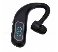 Yechiry Single Ear Bluetooth Headset, Open Fit Wireless Earpiece for Trucker Driver | 6.0 Noise Cancelling Mic, Long Battery Life, 180° Rotatable, Lightweight Ear Hook for Office Work
