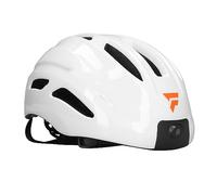 Yechiry Smart Bike Helmet, 1080P HD Camera with 130 Wide Angle, WIFI Connectivity Helmet with Built in Mic, Speakers & SOS Alert, Adjustable Size for Men, Women Adult, Ideal for (White)