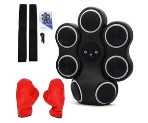 Yechiry Smart BT Music Boxing Machine, Electronic Punching Target with 10 Training Modes, 1 Mode & 5 Volume Levels, Ideal for Fitness Enthusiasts & Parent Child Bonding (Parent Child Set)