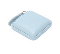 Yechiry Soft PU Leather Body Measuring Tape, Sewing Tape Measure with Self Locking Mechanism, Dual Scale 59 Inch 150cm for Tailor Craft Sewing Cloth Body Measurements, 59inch (Hemmed Square - Blue)