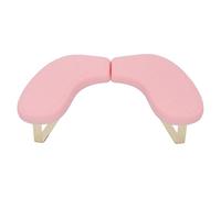 Yechiry Soft PU U Shaped Nail Arm Rest Folding Manicure Hand Rest for Nail Tech Portable for Traveling Ideal for Detailed and Beauty Tasks (Pink)