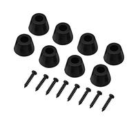 Yechiry Speaker Guitar Amplifier Rubber Feet Pads 30x20mm 4 Pairs Anti Vibration Base Pad, Crack Resistant, Pure Sound Effect, Suitable for Car Subwoofer, Black