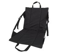 Yechiry Stadium Chair, Portable Lightweight Folding Cushion, Back Support Chair with Comfortable Padding, Ideal for Bleachers, Music Festival & Outdoor Fishing (Black)