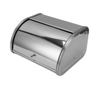Yechiry Stainless Steel Bread Box - Kitchen Storage Bin with Lid, Bread Storage Container, Roll Top Bread Bin for Cream, Bread, Cake, Doughnut, Biscuit, Food Tableware