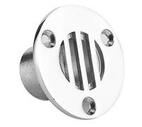Yechiry Stainless Steel Floor Drain, Durable Marine Drainage Accessory, Perfect for Deck Fitting on Yachts and Fishing Boats, 22mm and 25mm Options (22mm)