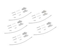 Yechiry Stainless Steel Furniture Anchors, Anti-Tip Safety Straps, Baby Proofing Straps with Durable Cold Rolled Steel Construction, Ideal for Securing Cabinet Bookshelf to Wall