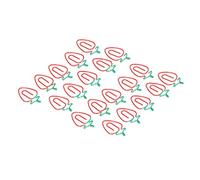 Yechiry Strawberry Paper Clips Metal Cute Design 100 Pcs for DIY Office Home Organization