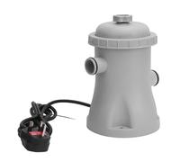 Yechiry Swimming Pool Filter Pump, 330 GPH Electric Pool Pump with GFCI Filter and Hose Accessories for Above Ground Pools (UK Plug)