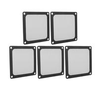 Yechiry Tiny Aperture Nylon PC Case Dust Mesh Filter, 5 Pcs Dust Filter for Computer Case Fan, Magnetic Frame Computer Cooler Fan Mesh Grill, Supports 80mm Ventilation Holes