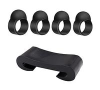 Yechiry Tongue Drum Accessories Set, Premium Quality Durable Silicone Finger Sleeves, Wooden Mallets, Stickers, Holder for Hand Frame and Shaman Drums, 9 Piece Kit